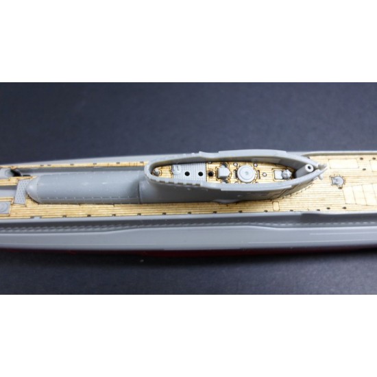 1/350 Japanese Navy Submarine I-27 Wooden Deck for AFV Club SE73514 kit 1/350 Japanese Navy Submarine I-27 Wooden Deck for AFV Club SE73514 kit