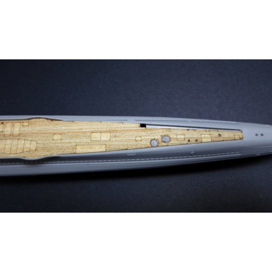 1/350 Japanese Navy Submarine I-27 Wooden Deck for AFV Club SE73514 kit 1/350 Japanese Navy Submarine I-27 Wooden Deck for AFV Club SE73514 kit