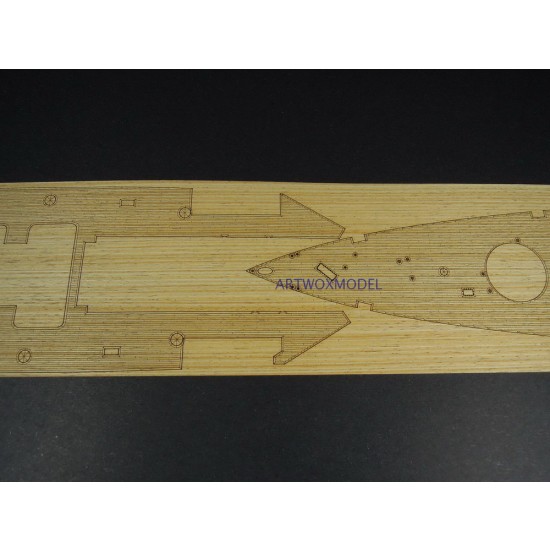 1/350 HMS Hood Wooden Deck for Trumpeter #05302 1/350 HMS Hood Wooden Deck for Trumpeter #05302