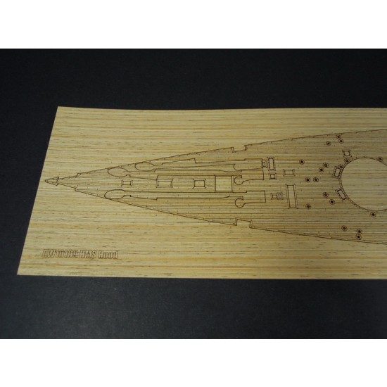 1/350 HMS Hood Wooden Deck for Trumpeter #05302 1/350 HMS Hood Wooden Deck for Trumpeter #05302
