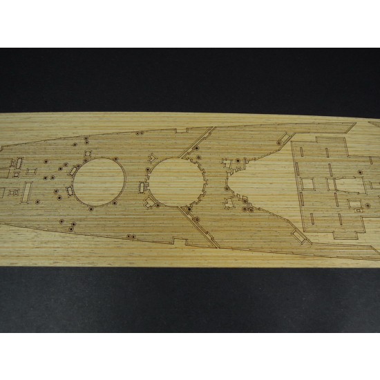 1/350 HMS Hood Wooden Deck for Trumpeter #05302 1/350 HMS Hood Wooden Deck for Trumpeter #05302