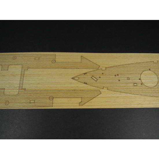1/350 HMS Hood Wooden Deck for Trumpeter #05302 1/350 HMS Hood Wooden Deck for Trumpeter #05302