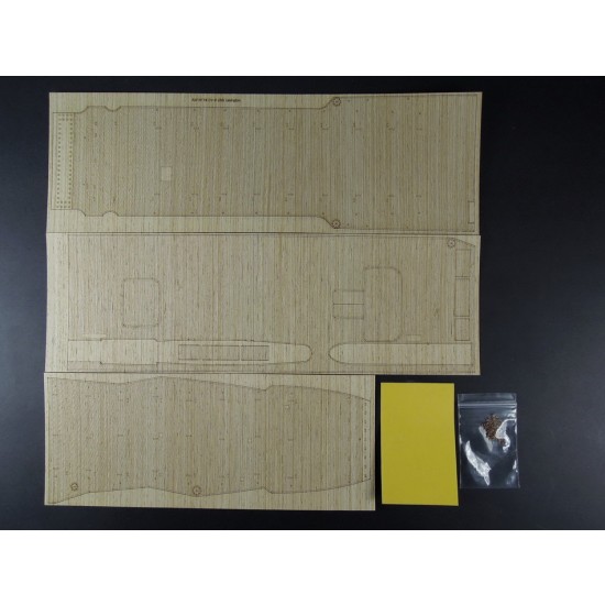 1/350 USS CV-2 Lexington Carrier 05/1942 Wooden Deck set for Trumpeter 05608 kit 1/350 USS CV-2 Lexington Carrier 05/1942 Wooden Deck set for Trumpeter 05608 kit