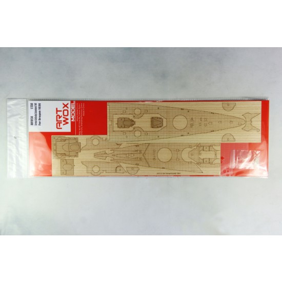 1/350 German Battleship Scharnhorst 1941 Wooden Deck Set for Dragon kit #1036 1/350 German Battleship Scharnhorst 1941 Wooden Deck Set for Dragon kit #1036