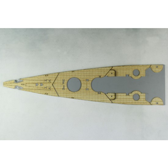 1/350 German Battleship Scharnhorst 1941 Wooden Deck Set for Dragon kit #1036 1/350 German Battleship Scharnhorst 1941 Wooden Deck Set for Dragon kit #1036