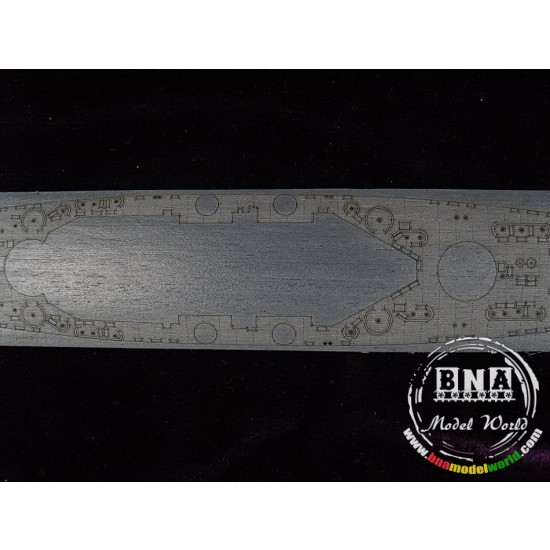1/700 USS North Carolina BB-55 Wooden Deck for Trumpeter kit #05734 1/700 USS North Carolina BB-55 Wooden Deck for Trumpeter kit #05734