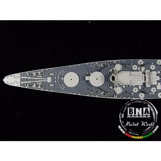 1/700 USS North Carolina BB-55 Wooden Deck for Trumpeter kit #05734 1/700 USS North Carolina BB-55 Wooden Deck for Trumpeter kit #05734