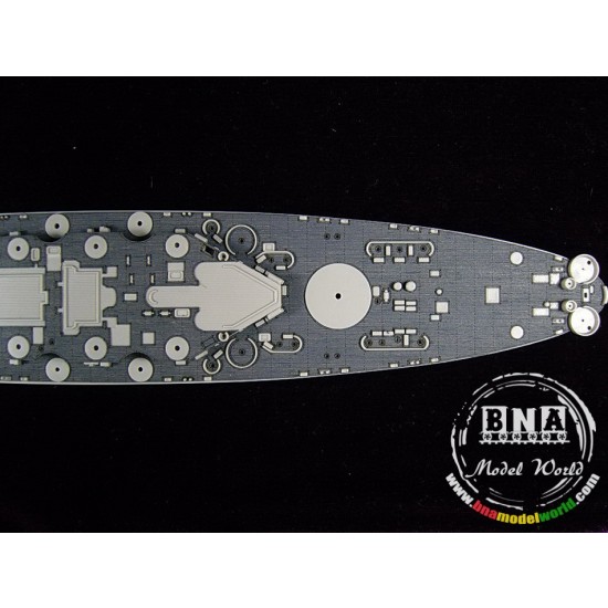 1/700 USS North Carolina BB-55 Wooden Deck for Trumpeter kit #05734 1/700 USS North Carolina BB-55 Wooden Deck for Trumpeter kit #05734