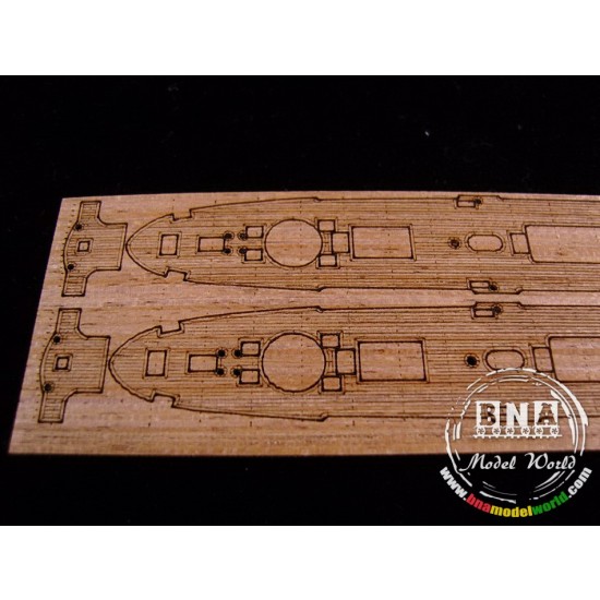 1/700 Imperial Chinese Navy Tsi Yuen Wooden Deck for S-Model #PS700007