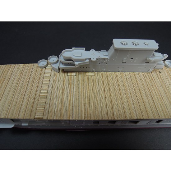 1/700 USS Hornet CV-8 Wooden Deck set for Trumpeter 05727 kit 1/700 USS Hornet CV-8 Wooden Deck set for Trumpeter 05727 kit