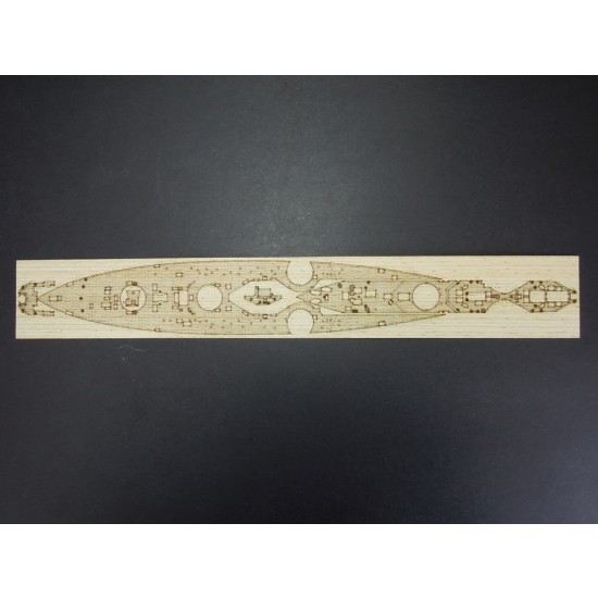 1/700 HMS Dreadnought 1907 Wooden Deck set for Trumpeter 06704 kit 1/700 HMS Dreadnought 1907 Wooden Deck set for Trumpeter 06704 kit