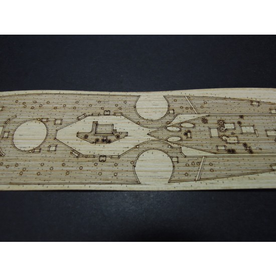 1/700 HMS Dreadnought 1907 Wooden Deck set for Trumpeter 06704 kit 1/700 HMS Dreadnought 1907 Wooden Deck set for Trumpeter 06704 kit
