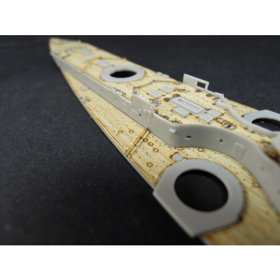 1/700 HMS Dreadnought 1907 Wooden Deck set for Trumpeter 06704 kit 1/700 HMS Dreadnought 1907 Wooden Deck set for Trumpeter 06704 kit