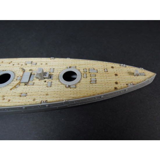 1/700 HMS Dreadnought 1907 Wooden Deck set for Trumpeter 06704 kit 1/700 HMS Dreadnought 1907 Wooden Deck set for Trumpeter 06704 kit
