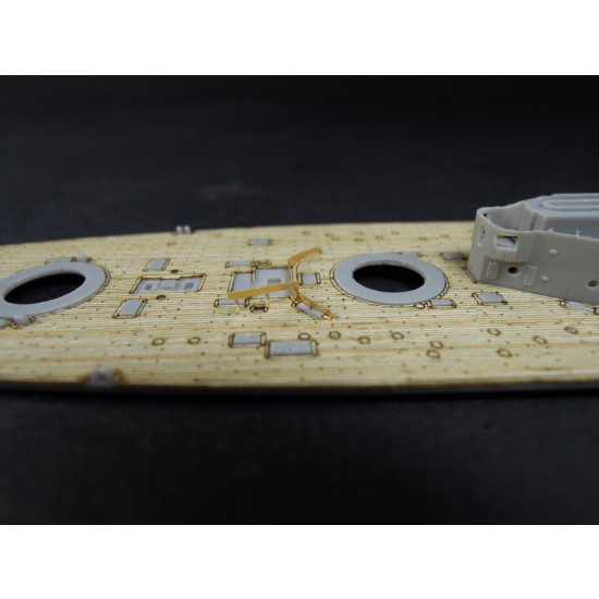 1/700 HMS Dreadnought 1907 Wooden Deck set for Trumpeter 06704 kit 1/700 HMS Dreadnought 1907 Wooden Deck set for Trumpeter 06704 kit