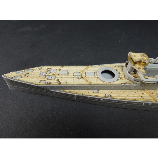 1/700 HMS Dreadnought 1907 Wooden Deck set for Trumpeter 06704 kit 1/700 HMS Dreadnought 1907 Wooden Deck set for Trumpeter 06704 kit