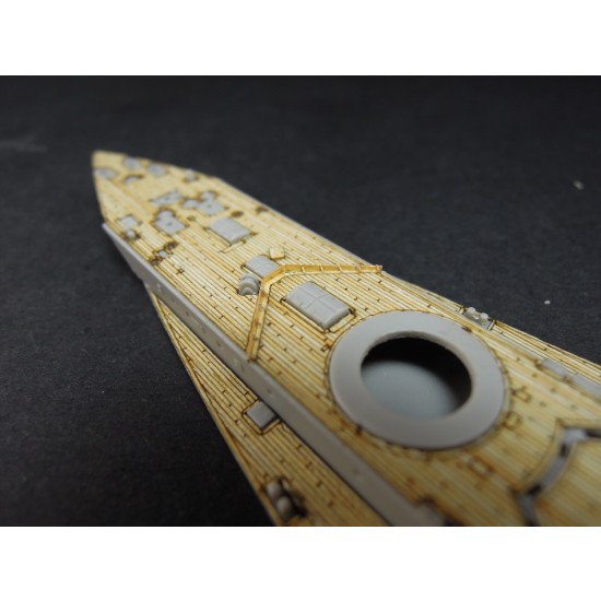 1/700 HMS Dreadnought 1907 Wooden Deck set for Trumpeter 06704 kit 1/700 HMS Dreadnought 1907 Wooden Deck set for Trumpeter 06704 kit
