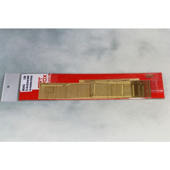 1/700 US Aircraft Carrier WASP Wooden Deck Set with Photoetch for Aoshima kit #010303 1/700 US Aircraft Carrier WASP Wooden Deck Set with Photoetch for Aoshima kit #010303
