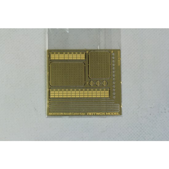 1/700 IJN Aircraft Carrier Kaga Wooden Deck Set with Photoetch for Fujimi kit #431253 1/700 IJN Aircraft Carrier Kaga Wooden Deck Set with Photoetch for Fujimi kit #431253