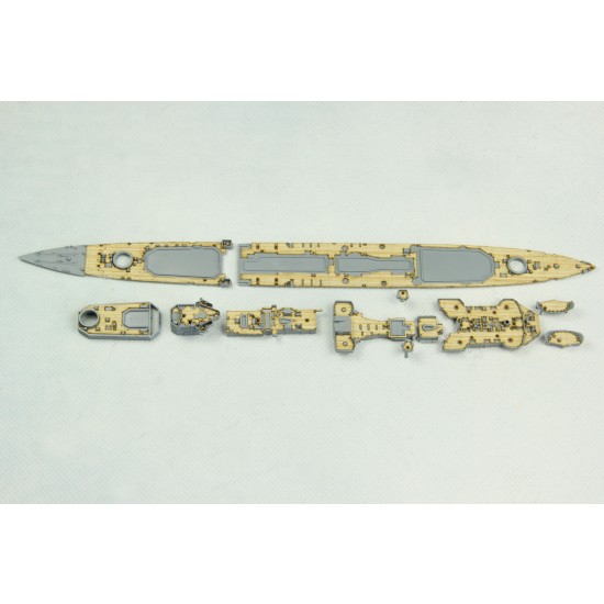 1/700 HMS Aurora 1945 Wooden Deck Set for Flyhawk kit #1127 1/700 HMS Aurora 1945 Wooden Deck Set for Flyhawk kit #1127