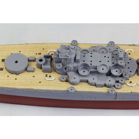 1/700 Japanese Battleship Musashi Next 002 Wooden Deck Set for Fujimi kit #460024 1/700 Japanese Battleship Musashi Next 002 Wooden Deck Set for Fujimi kit #460024