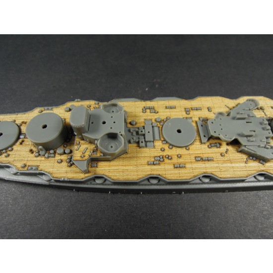 1/700 Japanese Battleship Fuso 1941 Wooden Deck Set for Fujimi kit #401171 1/700 Japanese Battleship Fuso 1941 Wooden Deck Set for Fujimi kit #401171