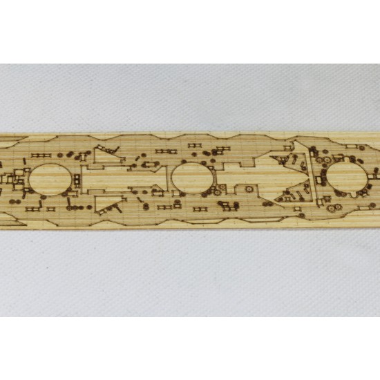 1/700 Japanese Battleship Fuso 1941 Wooden Deck Set for Fujimi kit #401171 1/700 Japanese Battleship Fuso 1941 Wooden Deck Set for Fujimi kit #401171