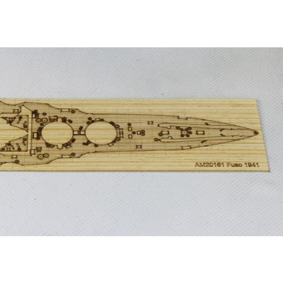 1/700 Japanese Battleship Fuso 1941 Wooden Deck Set for Fujimi kit #401171 1/700 Japanese Battleship Fuso 1941 Wooden Deck Set for Fujimi kit #401171