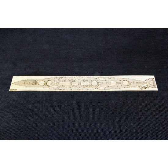 1/700 IJN Battlecruiser Kongo 1914 Wooden Deck w/PE Sheet for Kajika #KM70001 1/700 IJN Battlecruiser Kongo 1914 Wooden Deck w/PE Sheet for Kajika #KM70001
