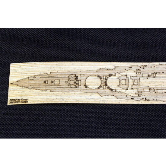 1/700 IJN Battlecruiser Kongo 1914 Wooden Deck w/PE Sheet for Kajika #KM70001 1/700 IJN Battlecruiser Kongo 1914 Wooden Deck w/PE Sheet for Kajika #KM70001