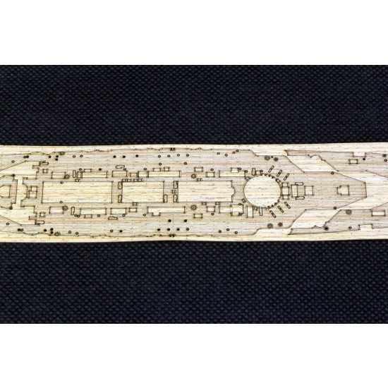 1/700 IJN Battlecruiser Kongo 1914 Wooden Deck w/PE Sheet for Kajika #KM70001 1/700 IJN Battlecruiser Kongo 1914 Wooden Deck w/PE Sheet for Kajika #KM70001