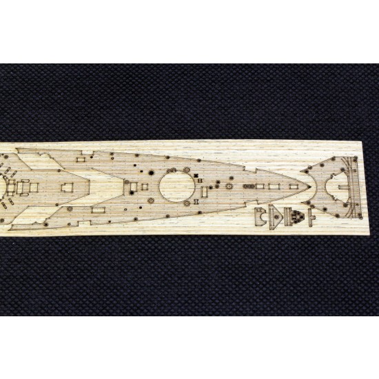 1/700 IJN Battlecruiser Kongo 1914 Wooden Deck w/PE Sheet for Kajika #KM70001 1/700 IJN Battlecruiser Kongo 1914 Wooden Deck w/PE Sheet for Kajika #KM70001