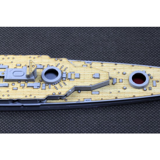 1/700 IJN Battlecruiser Kongo 1914 Wooden Deck w/PE Sheet for Kajika #KM70001 1/700 IJN Battlecruiser Kongo 1914 Wooden Deck w/PE Sheet for Kajika #KM70001