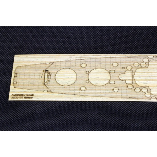 1/700 Super Battleship No.25 Yamato Wooden Deck for Aoshima #05123 1/700 Super Battleship No.25 Yamato Wooden Deck for Aoshima #05123