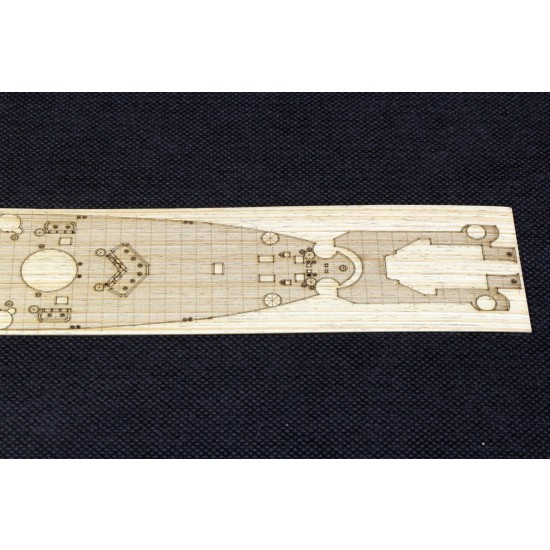 1/700 US Navy Battleship Montana BB-67 Wooden Deck for Very Fire #VF700901 1/700 US Navy Battleship Montana BB-67 Wooden Deck for Very Fire #VF700901