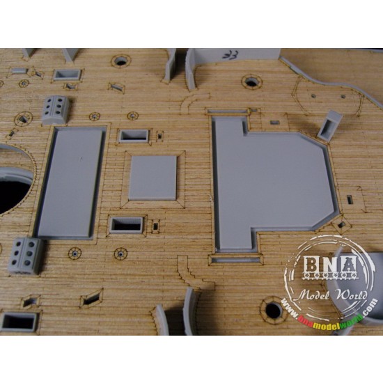 1/200 USS Arizona BB-39 1941 Wooden Deck for Trumpeter 03701 1/200 USS Arizona BB-39 1941 Wooden Deck for Trumpeter 03701