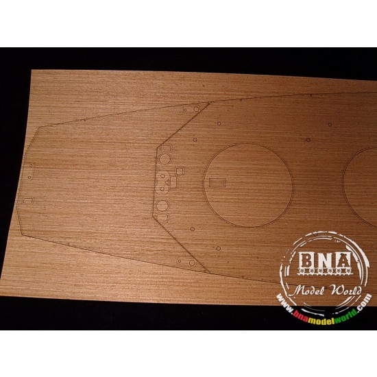 1/200 IJN Yamato Wooden Deck for Nichimo kit 1/200 IJN Yamato Wooden Deck for Nichimo kit