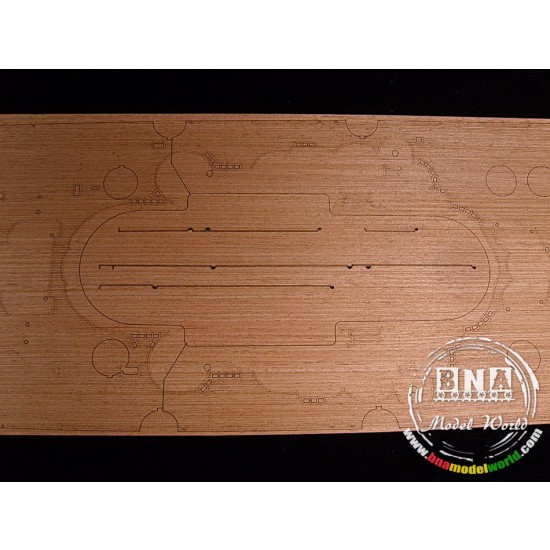 1/200 IJN Yamato Wooden Deck for Nichimo kit 1/200 IJN Yamato Wooden Deck for Nichimo kit