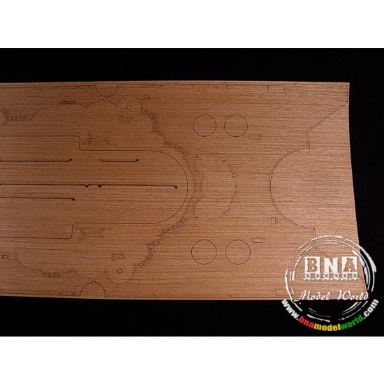 1/200 IJN Yamato Wooden Deck for Nichimo kit 1/200 IJN Yamato Wooden Deck for Nichimo kit