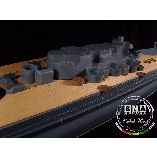 1/250 Scale Wooden Deck Masking Sheet For ARII A625 IJN Yamato Battleship Model - TMW CY20010