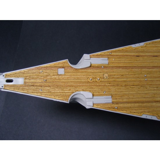 1/200 German Bismarck Battleship Wooden Deck (for Trumpeter 03702) 1/200 German Bismarck Battleship Wooden Deck (for Trumpeter 03702)