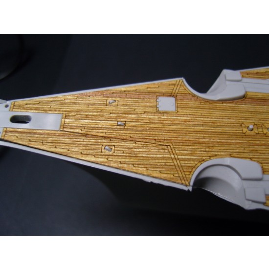 1/200 German Bismarck Battleship Wooden Deck (for Trumpeter 03702) 1/200 German Bismarck Battleship Wooden Deck (for Trumpeter 03702)