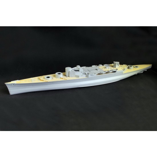 1/200 HMS Hood Wooden Deck Set with Photo-Etched for Trumpeter kit #03710