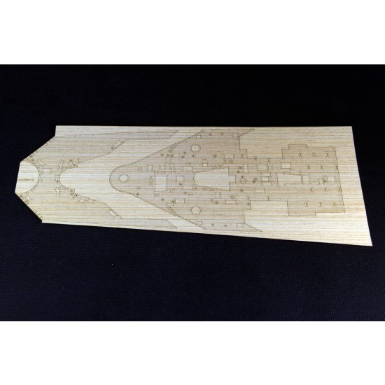 1/200 HMS Hood Wooden Deck Set with Photo-Etched for Trumpeter kit #03710 1/200 HMS Hood Wooden Deck Set with Photo-Etched for Trumpeter kit #03710