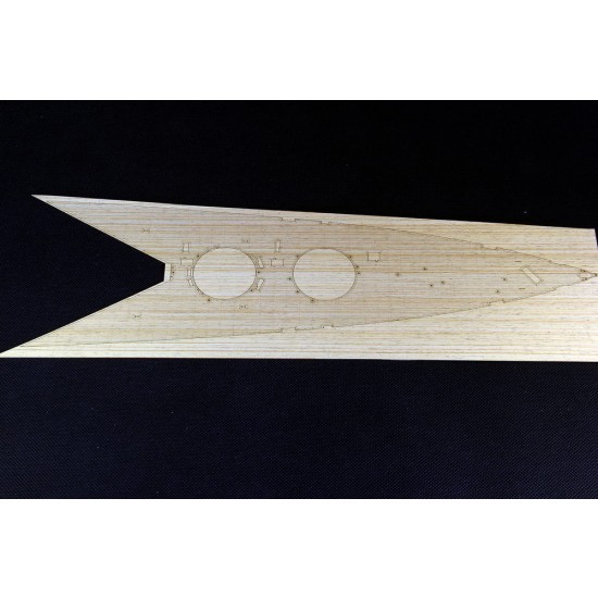 1/200 HMS Hood Wooden Deck Set with Photo-Etched for Trumpeter kit #03710 1/200 HMS Hood Wooden Deck Set with Photo-Etched for Trumpeter kit #03710