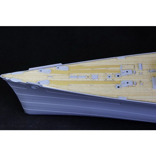 1/200 HMS Hood Wooden Deck Set with Photo-Etched for Trumpeter kit #03710 1/200 HMS Hood Wooden Deck Set with Photo-Etched for Trumpeter kit #03710