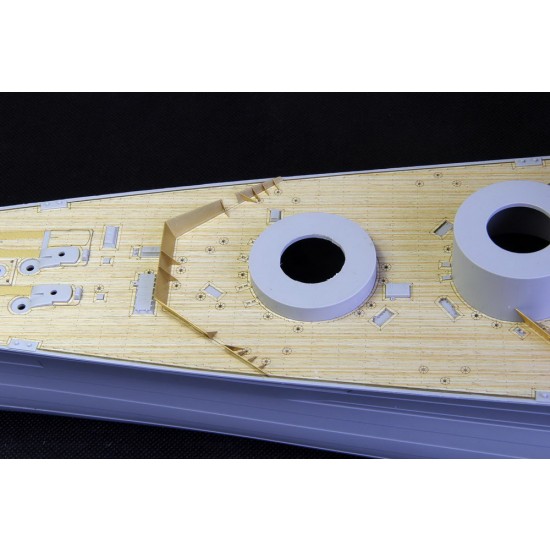 1/200 HMS Hood Wooden Deck Set with Photo-Etched for Trumpeter kit #03710 1/200 HMS Hood Wooden Deck Set with Photo-Etched for Trumpeter kit #03710