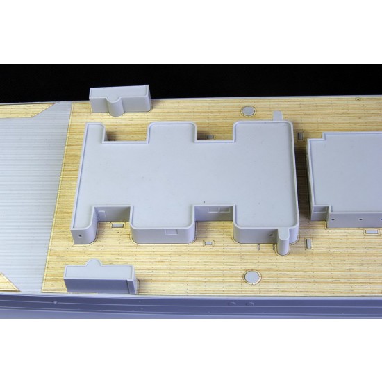 1/200 HMS Hood Wooden Deck Set with Photo-Etched for Trumpeter kit #03710 1/200 HMS Hood Wooden Deck Set with Photo-Etched for Trumpeter kit #03710