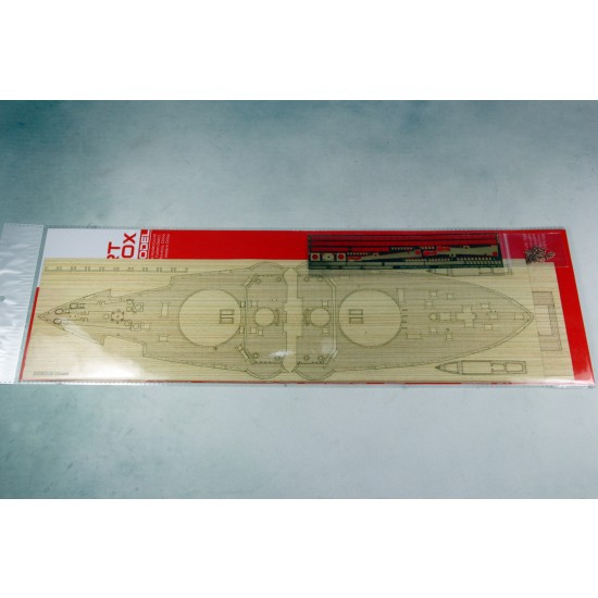 1/200 Japanese Battleship Mikasa 1902 Wooden Deck w/PE Sheet for Trumpeter 1/200 Japanese Battleship Mikasa 1902 Wooden Deck w/PE Sheet for Trumpeter