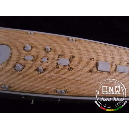 1/400 Regia Nave Pola Heavy Cruiser Ship Wooden Deck for Tauro Model Art #202n